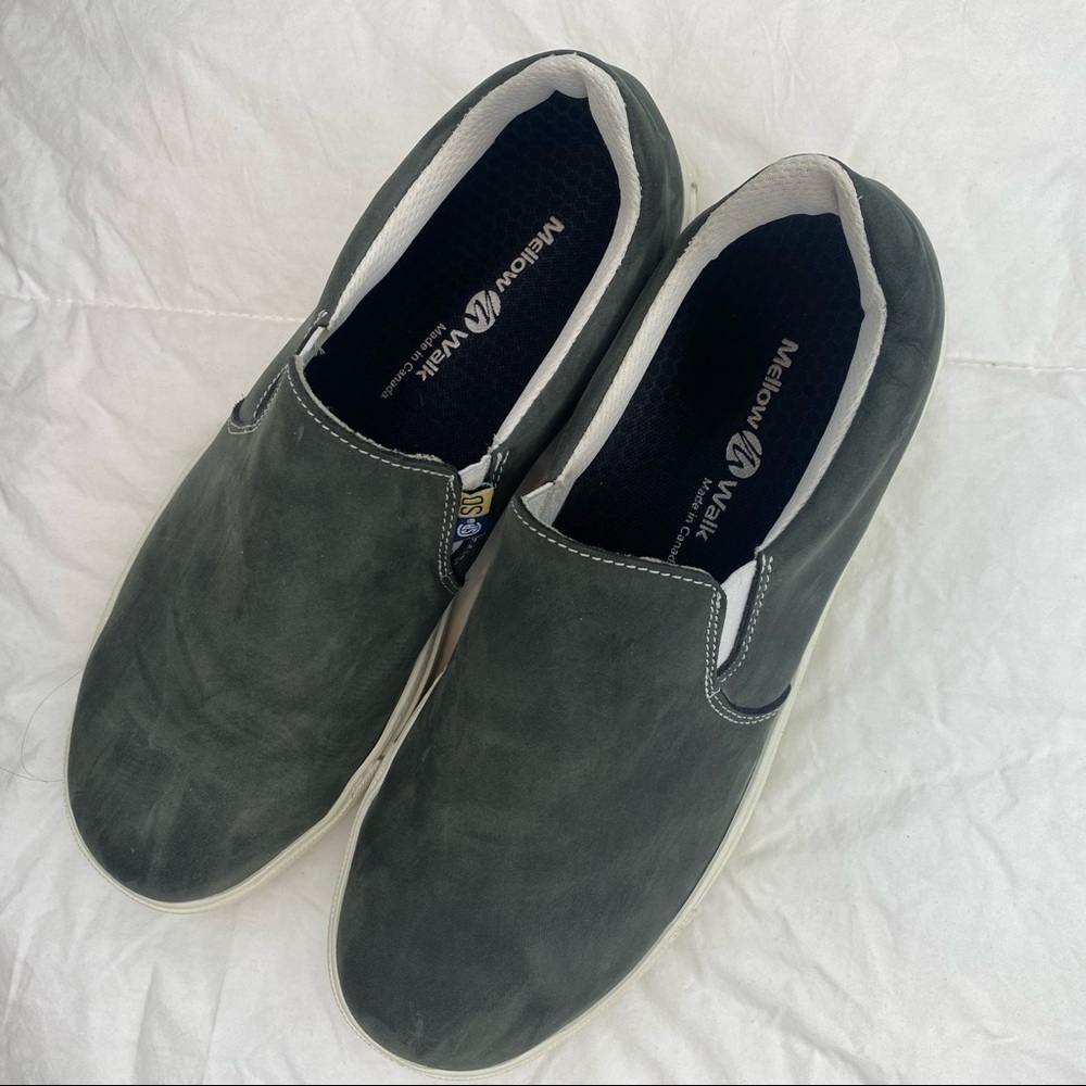 Mellow Walk Jessica Steel Toe Slip-On Work Shoes Womens 10.5 E